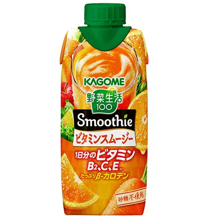 Kagome 野菜生活100% Smoothie 黃桃香橙蔬果汁 330ML