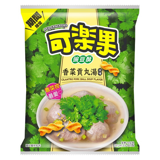 台灣可樂果-香菜貢丸口味(72g*12)