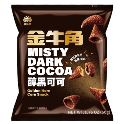 台灣喜年來金牛角-噴霧醇黑可可口味(50g*12)