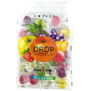 秋山製菓 7種水果風味啫喱糖 90G