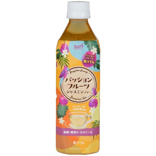 SURF 熱情果茉莉花茶 500ML