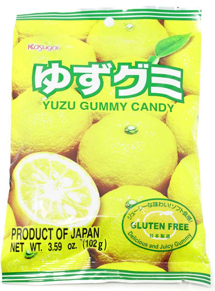 春日井柚子果汁橡皮糖 102G